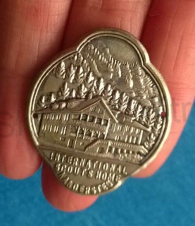 Turistický štítek na hůl - Internationál Scouts Home (MB276)