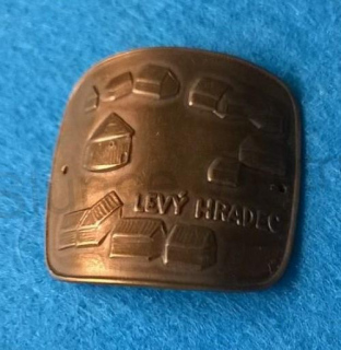 Turistický štítek na hůl - Levý Hradec (MB292)