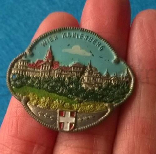 Turistický štítek na hůl - Wien Kahlenberg (MB293)