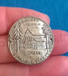 Turistický štítek na hůl - Šumava 1172 MN.M CHata U Pramene Vltavy (MB326)