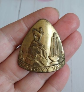 Turistický štítek na hůl - Karlovy Vary (MB328)