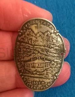 Turistický štítek na hůl - Vysoké Tatry 1551 M Zelené Pleso (MB333)