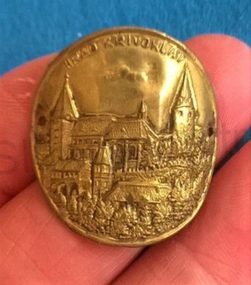 Turistický štítek na hůl - Hrad Křivoklát (MB334)