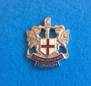 Odznak - London Domine Dirige Nos (ME8)