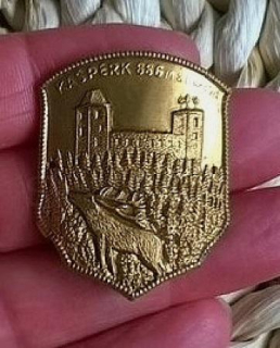 Turistický štítek na hůl - Kašperk 886 m Šumava (MB385)