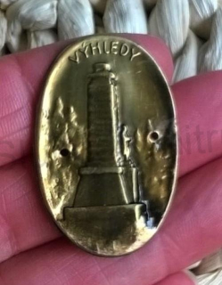 Turistický štítek na hůl - Výhledy (MB384)