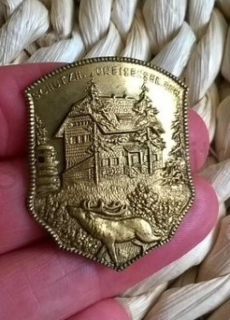 Turistický štítek na hůl - Schutzn Dreisessel BHW (MB390)