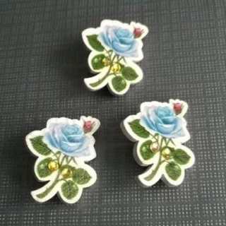 Brož Růžička barevná s kamínky (HB21)