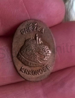 Turistický štítek na hůl - Sněžka Krkonoše (MB412)