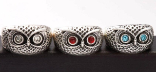 Nastavitelný prsten Sova více barev (BP373)