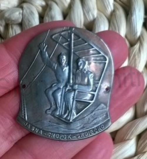 Turistický štítek na hůl - Jasna - Chopok - Srdiečko (MB429)