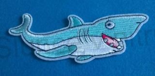 Nášivka Nažehlovačka zvířátka žralok, ryba číslo 1 (C619)