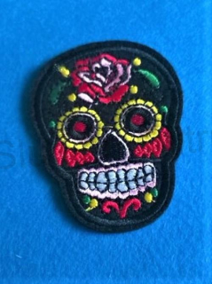 Nášivka Nažehlovačka lebka skull číslo 4 (C624)