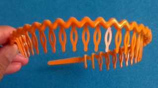 Čelenka z vlnek oranžová (H323)