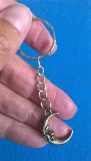 Klíčenka měsíc a slunce - měsíc (H331)