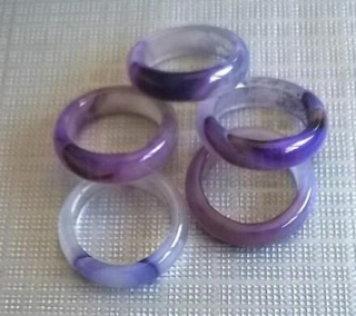 Minerální prsten Achát multi (X1007)