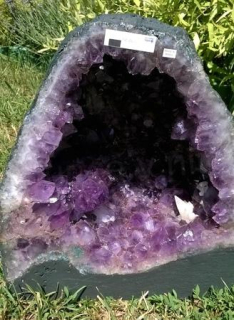 Ametyst geoda s kalcitem 16,6 Kg (Brazílie) (X1114)