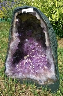 Ametyst geoda s kalcitem 15,3 Kg (Brazílie) (X1115)