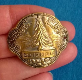 Turistický štítek na hůl - Bad Heršfel (MB461)