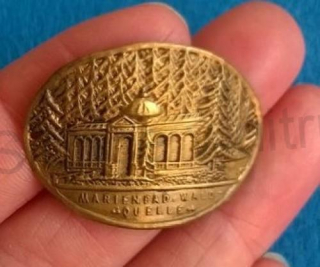 Turistický štítek na hůl - Marienbad. Wald - Govelle (MB472)