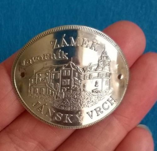 Turistický štítek na hůl - Zámek Javorník Jánský Vrch (MB482)