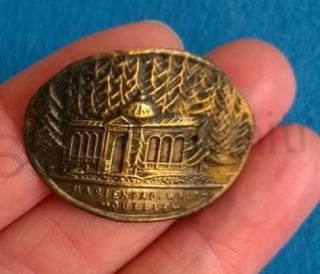 Turistický štítek na hůl - Marienbad. Wald - Govelle (MB488)