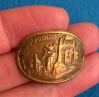 Turistický štítek na hůl - Hrad Valdštýn (MB507)