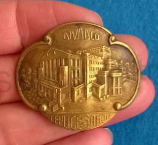 Turistický štítek na hůl - Divadlo Teplice Šamov (MB509)