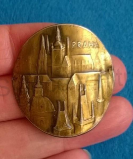 Turistický štítek na hůl - Praha (MB511)