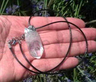 Náhrdelník Křišťál špice (Brazílie) (X1163)