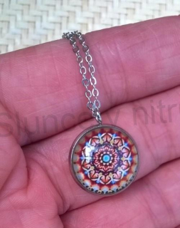 Náhrdelník s přívěškem mandala (BD520)