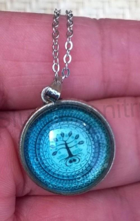 Náhrdelník s přívěškem mandala, strom života (BD524)