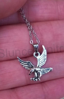 Náhrdelník s přívěškem orel (BD527)