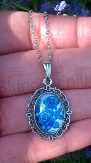 Náhrdelník s přívěškem květin (BD529)