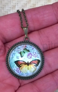 Náhrdelník s přívěškem motýl (BD533)