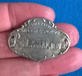 Turistický štítek na hůl - Vysoké Tatry Štrbské Pleso (MB538)