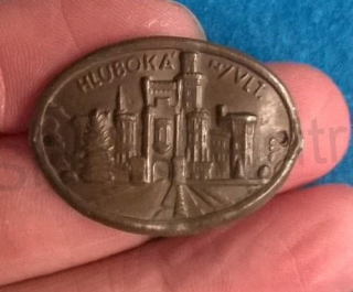Turistický štítek na hůl - Hluboká N/Vlt (MB551)