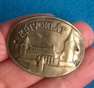 Turistický štítek na hůl - Křivoklát (MB570)