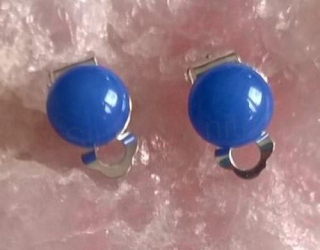 Minerální náušnice klipsy křemen 18,1 x 10 mm (X1201)