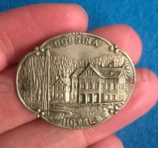 Turistický štítek na hůl - Dobšina Hotel (MB581)