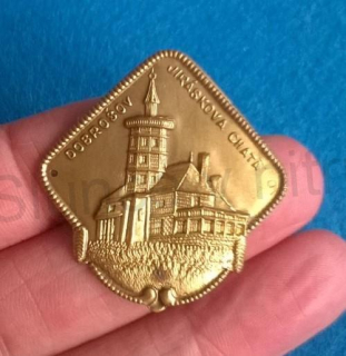 Turistický štítek na hůl - Dobrošov Jiráskova Chata (MB582)