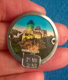 Turistický štítek na hůl - Hrad Karlštejn (MB584)