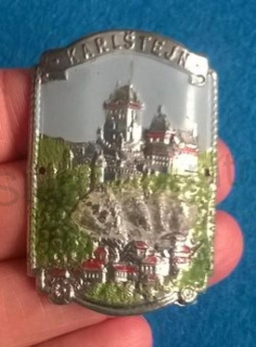 Turistický štítek na hůl - Karlštejn (MB605)