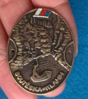 Turistický štítek na hůl - Soutěska Klamm (MB610)