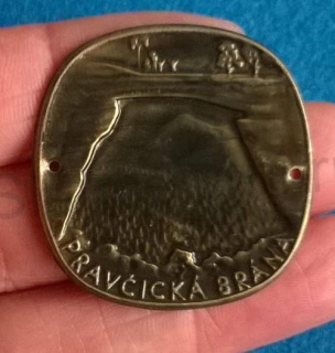 Turistický štítek na hůl - Pravčická Brána (MB619)
