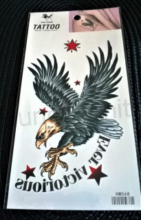 Voděodolné, dočasné tetovaní Orel (E534)