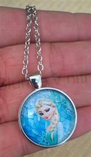 Náhrdelník s přívěškem Elsa, ledové království (BD554)
