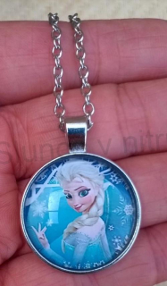 Náhrdelník s přívěškem Elsa, ledové království (BD555)