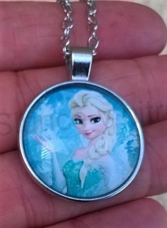 Náhrdelník s přívěškem Elsa, ledové království (BD559)