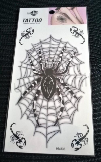 Voděodolné, dočasné tetovaní Pavouček (E560)